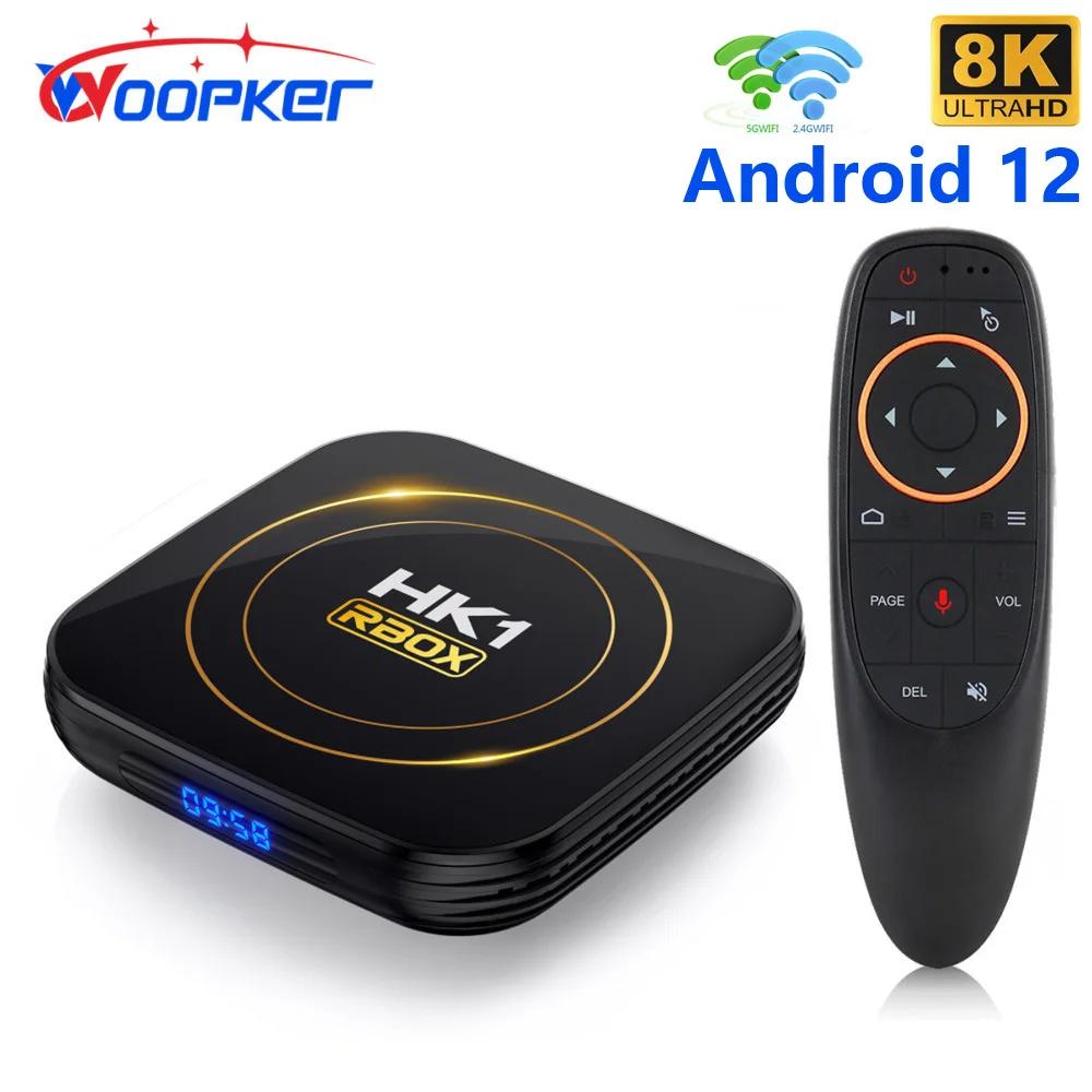 Woopker Ʈ TV ڽ,    ڽ, ȵ̵ 12 Allwinner H618 , 8K Hdr10 + ̵ ÷̾, 2.4G 5G, Hk1 RBOX